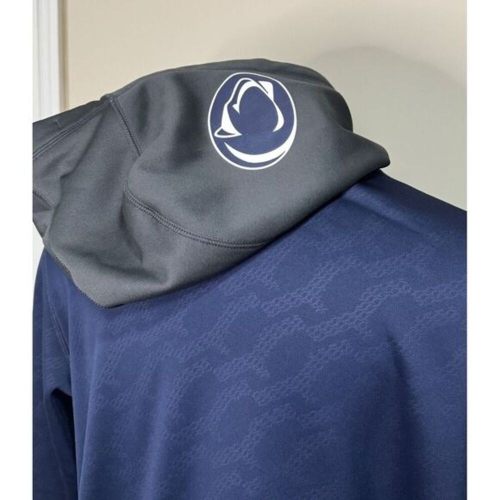 Nike Blue Therma Fit Penn State Sweatshirt Hoodie Adult Large Nittany‎ Lions - Picture 3 of 8